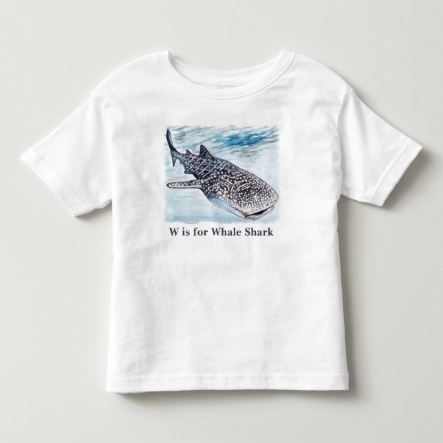 Wal-Haifisch-Grafik-Baby und der T - Shirt der (Vorderseite)