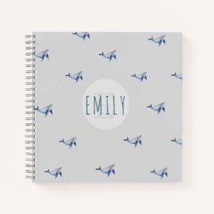 Wal-Monogramm Notizbuch