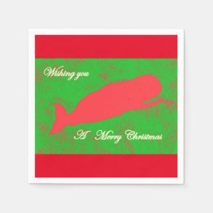 Wal-Papierservietten der frohen Weihnachten Serviette