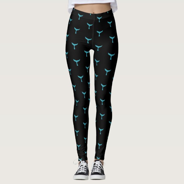 Wal-Schwanz-Leggings Leggings (Vorderseite)