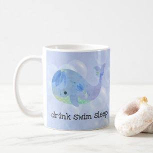 Wal sprudelt Schwimmen-Tasse Kaffeetasse