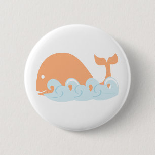 Wal und Wellen Button
