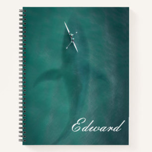 Wal unter Boot: Nie allein auf See Notizbuch