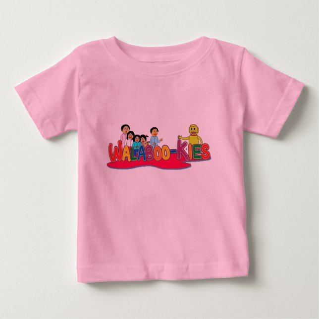 Walabookies family longsleeve 2t baby t-shirt (Vorderseite)