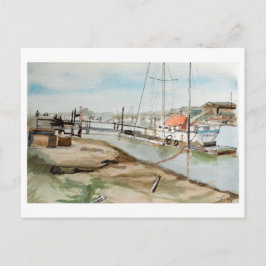 Walberswick Hafen Suffolk Coastal Art Postkarte