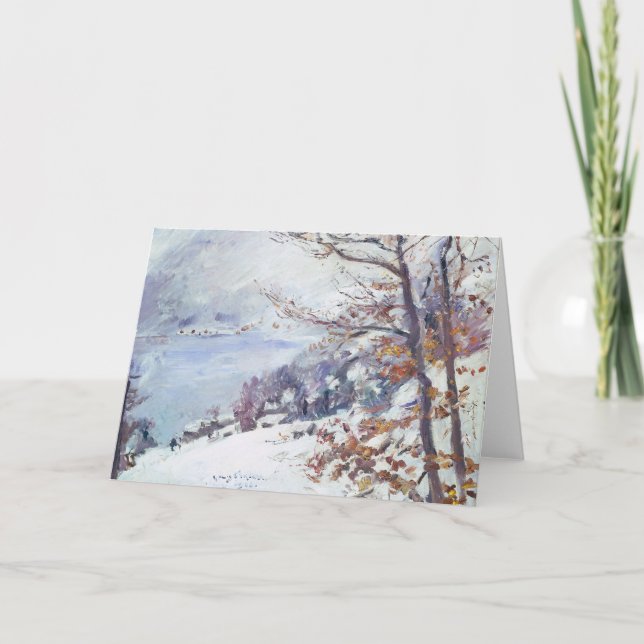 Walchensee im Winter | Lovis Corinth Karte (Vorderseite)