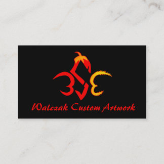 Walczak Gewohnheits-Grafik Visitenkarte