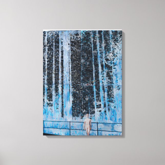 Wald- 4 Stunden am Tag 2009 Leinwanddruck (Vorderseite)