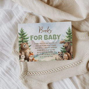 Wald-Abenteuer-Bücher für Baby-Karte Begleitkarte