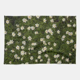 Wald-Anemonen-Wald boden, Natur Botanischer Frühli Geschirrtuch