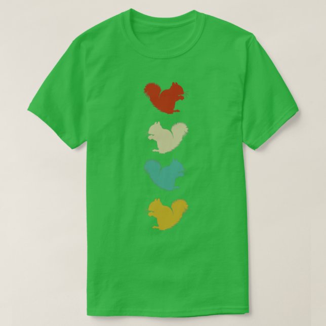 Wald Animal Lover Geschenke Nüsse Eichhörnchen T-Shirt (Design vorne)
