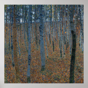 Wald Art Gustav Klimt - Buche Grove Poster