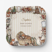 Wald-Baby-Party-Papier-Serviette