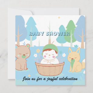 Wald-Baby-Shower-Einladung Einladung