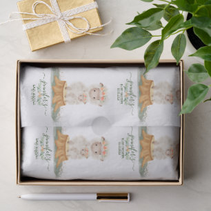 Wald-Baby-Shower-Paket Schafe Seidenpapier
