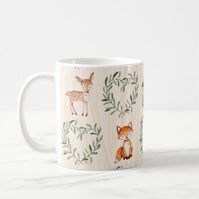 Wald-Baby-Tier Kaffeetasse (Links)