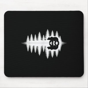 Wald Bären Naturschutz Kunst Wandern Camping Mousepad