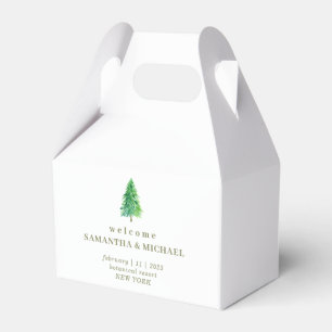 Wald Baum Elegante Blume Floral Geschenkschachtel