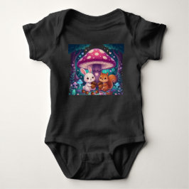 Wald Beste Freunde Baby Strampler