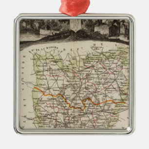 Wald, Bezirksgrenzen Ornament Aus Metall