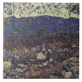 Wald Brook bei Leissigen, Schweiz (Landschaft) Fliese