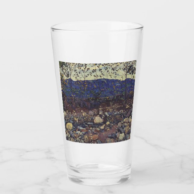 Wald Brook bei Leissigen, Schweiz (Landschaft) Glas (Vorderseite)