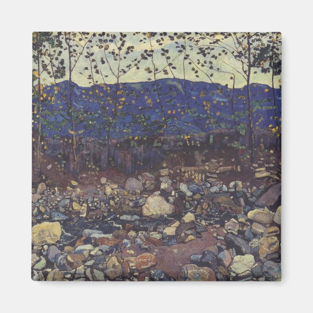 Wald Brook bei Leissigen, Schweiz (Landschaft) Magnet (Vorne)