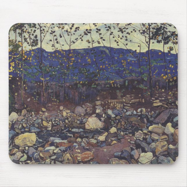 Wald Brook bei Leissigen, Schweiz (Landschaft) Mousepad (Vorne)