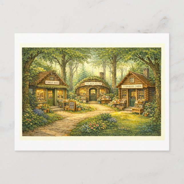Wald Buchhandlungen Postkarte (Vorderseite)