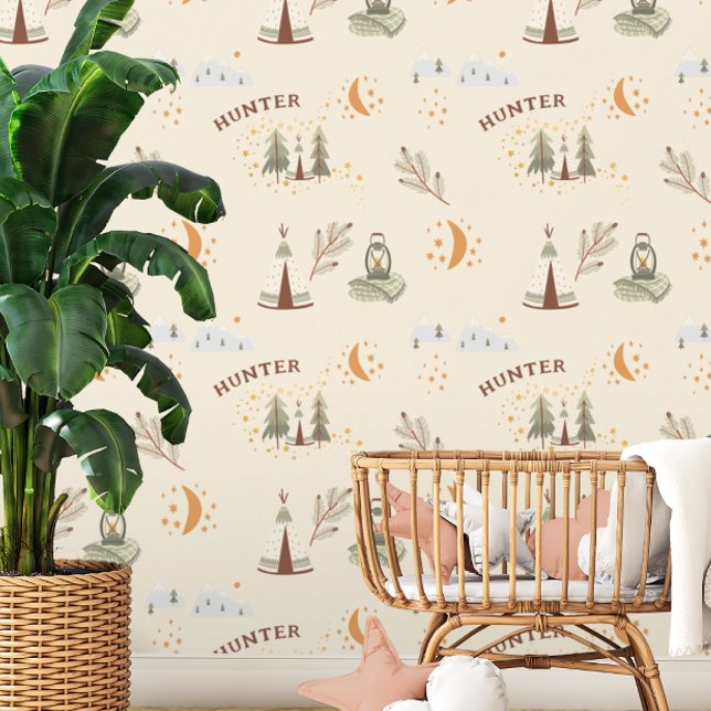 Wald Camping Individuelle Name Tapete (Von Creator hochgeladen)