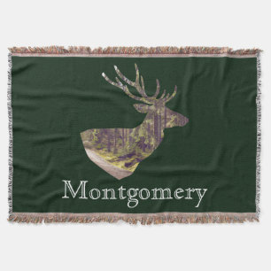 Wald Deer Buck Jagd Familienname Decke