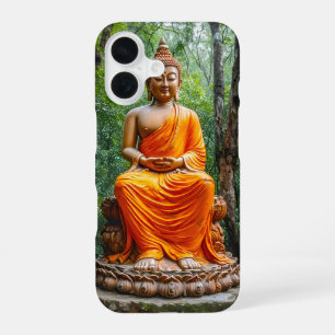 Wald der Ruhe: Das Heiligtum des Buddha iPhone 16 Hülle