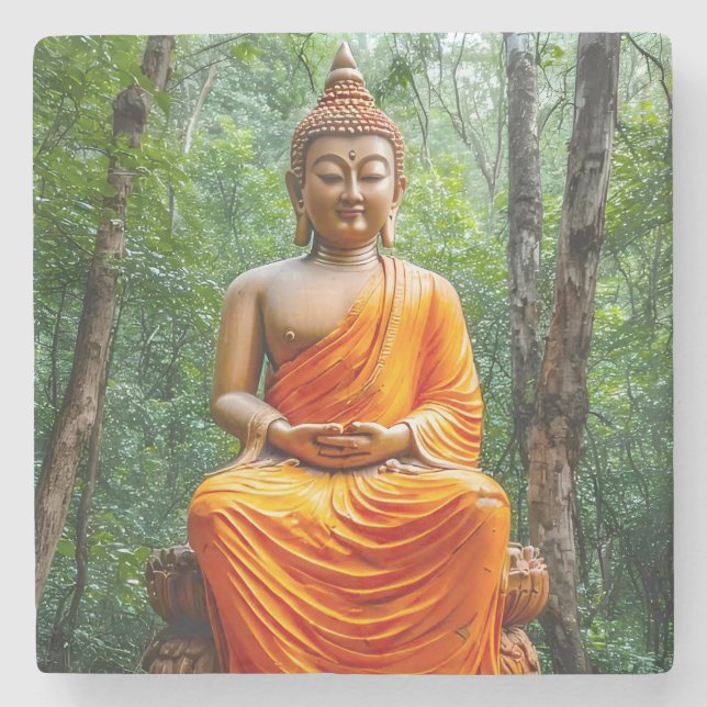 Wald der Ruhe: Das Heiligtum des Buddha Steinuntersetzer (Vorderseite)
