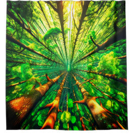 Wald Duschvorhang