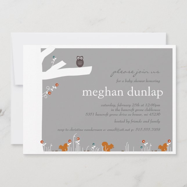 Wald Einladung (Vorderseite)