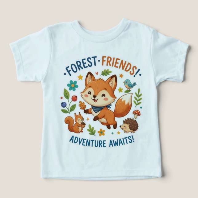 Wald Freunde Abenteuer Wartet (Design Vorderseite)
