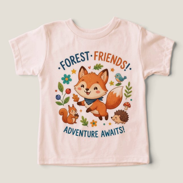 Wald Freunde Abenteuer Wartet (Design Vorderseite)