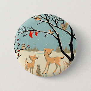 Wald Freunde Button