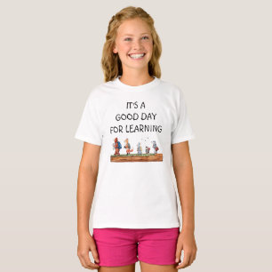 Wald Freunde Zurück zur Schule Wasserfarben T-Shirt