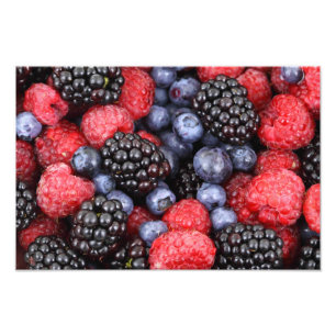 Wald-Frucht-Hintergrund Fotodruck