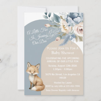 Wald-Fuchs-Baby-Shower-Einladung Einladung