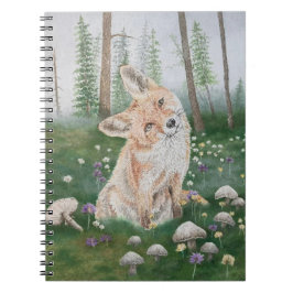 Wald Fuchs Notizblock