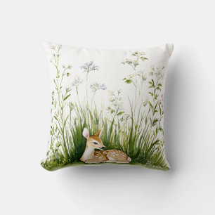 Wald Holzland Baby Reh  Kissen