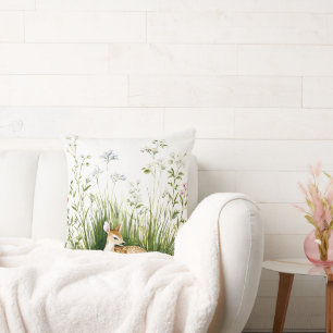 Wald Holzland Baby Reh Kissen