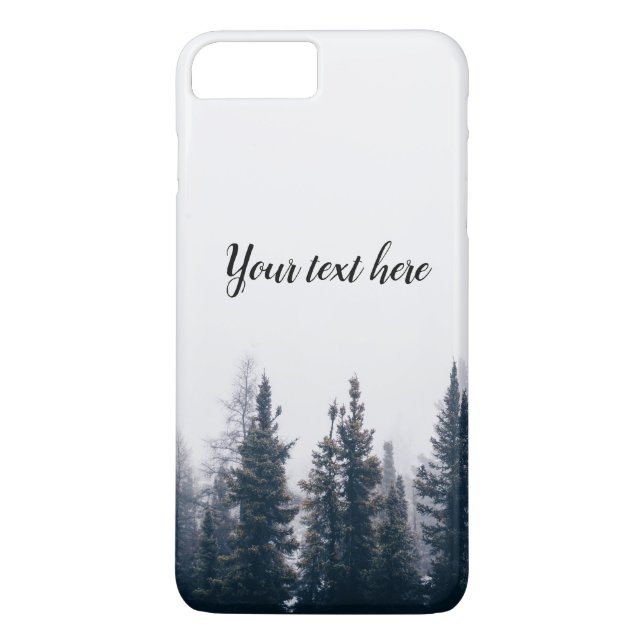 Wald im Nebel Case-Mate iPhone Hülle (Rückseite)