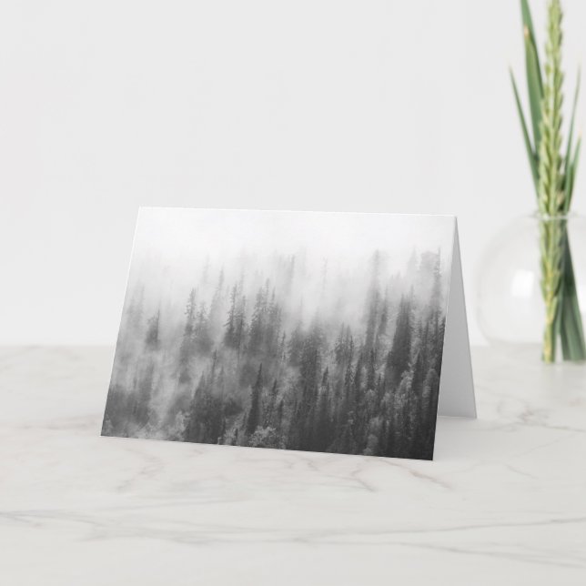 Wald im Nebel Karte (Vorderseite)
