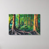 Wald im Sommer