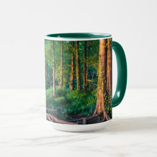 Wald im Sommer Tasse