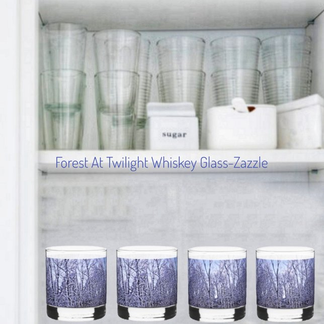 Wald in Twilight Whiskyglas (Von Creator hochgeladen)