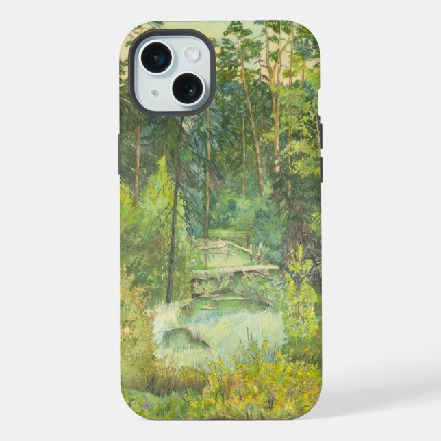 Wald iPhone Hülle (Rückseite)